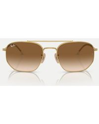 Ray-Ban - Rb3707 Irregular Sunglasses With Lens - Lyst