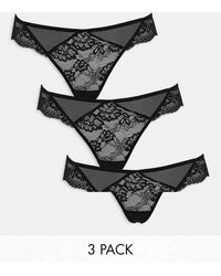 Ann Summers - Sexy Lace Planet 3 Pack Brazilian - Lyst