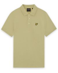 Lyle & Scott - Ss Polo Shirts Plain Polo Shirt - Lyst