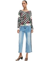 Desigual - Fine Wrap Sweater - Lyst