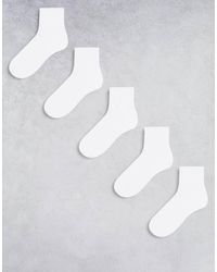 ASOS - 5 Pack Ankle Socks - Lyst