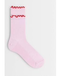 ASOS - Ankle Socks With Contrast Double Frill Trim - Lyst