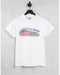 Daisy Street Camiseta holgada con diseño - Blanco