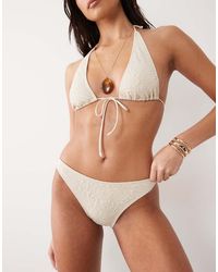 ASOS - Cassi Ibiza High Leg Cheeky Bikini Bottoms - Lyst