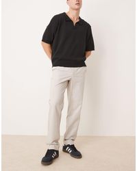 Mango - – schmal geschnittene hose aus baumwolle - Lyst