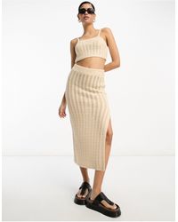 ASOS - Co-ord Crochet Maxi Skirt - Lyst