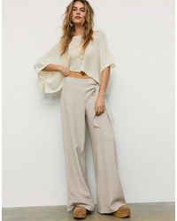 Stradivarius - Flowing Sarong Trousers - Lyst