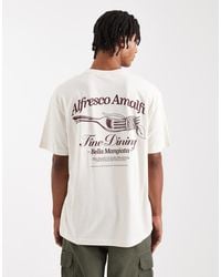 Only & Sons - Relaxed Fit T-shirt With Amalfi Back Print - Lyst