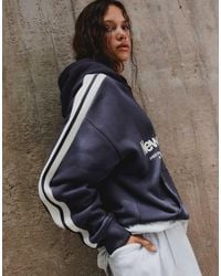 Bershka - Printed Hoodie - Lyst