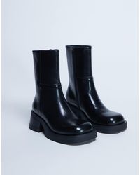 TOPSHOP - Nina - bottines à talon épais - Lyst