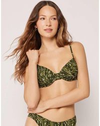 Calzedonia - Fuller Bust Balconette Bikini Top Natural Tie-Dye - Lyst