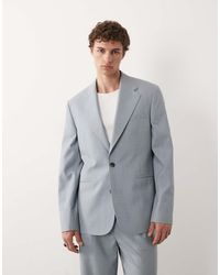 ASOS - Premium Smal Colbert Van Linnen En Wol - Lyst