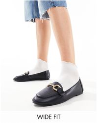 London Rebel - Snaffle Trim Pointed Flat Shoes - Lyst