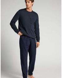 Intimissimi - Long Pinstripe Cotton Pyjamas - Lyst
