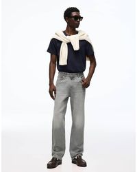 Bershka - Straight-leg Jeans - Lyst