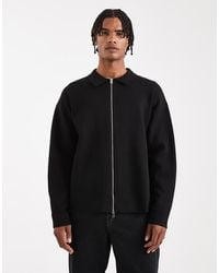 Jack & Jones - Premium Soft Knit Zip Cardigan - Lyst
