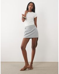 Abercrombie & Fitch - Scarlett High Rise Mini Skirt - Lyst