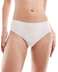 Calvin Klein - Slip Invisibili A Vita Bassa Color Avorio - Lyst