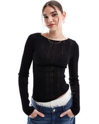 & Other Stories - Semi Sheer Fine Knit Top - Lyst