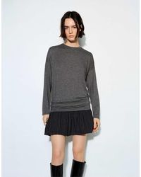 Pull&Bear - Korte Jurk Met Contrasterende Ruit - Lyst