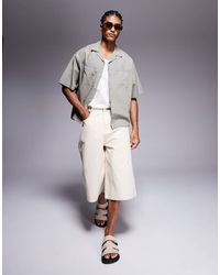 ASOS - Boxy Oversized Shirt With Concealed Pockets - Lyst