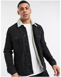 Shearling Denim Jackets for Men - Up to 62% off at Lyst.com
