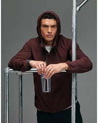 4505 - Premium Zip Up Hooded Water Repellent Running Jacket With Zip Pockets - Lyst