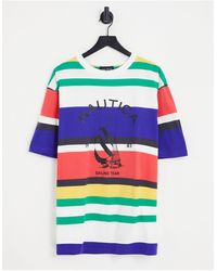 Nautica - Nautica Tuttle Oversize Stripe T-shirt - Lyst