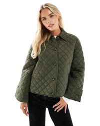 Vero Moda - Button Down Quilted Jacket - Lyst