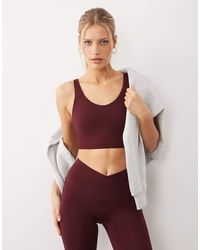 adidas Originals - Adidas Sportswear Three Stripes Studios Mid Support Bra - Lyst
