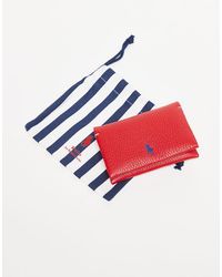 Polo Ralph Lauren - Polo Play Leather Snap Card Purse - Lyst