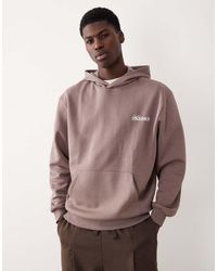 ASOS - Relaxed Fit Hoodie With Chest Print - Lyst