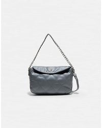 Stradivarius - Quilted Chain Shoulder Bag - Lyst
