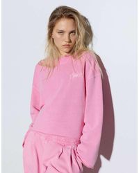 Pull&Bear - Stwd Round Neck Sweatshirt - Lyst