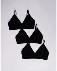 4505 - Intimate Seamless Active Light Support Sports Bra 3 Pack - Lyst
