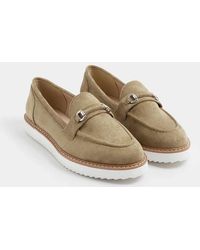 Yours Clothing - Faux Suede Snaffle Loafers - Lyst