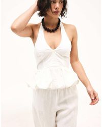 NA-KD - Balloon Corset Top - Lyst