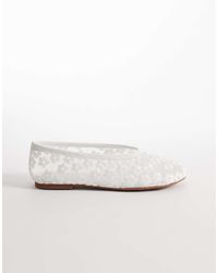 Raid - Enida Ballet Flats With Embroidered Flowers - Lyst