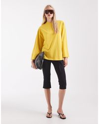 ASOS - Oversized Long Sleeve Skater T-Shirt - Lyst