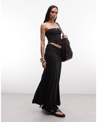 Weekday - – drapierter maxirock - Lyst