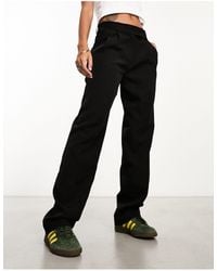 ONLY - High Waisted Tailored Straight Leg Pants - Lyst