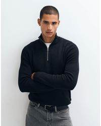 Only & Sons - Ribbed Half Zip Jumper - Lyst