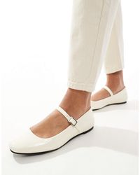 New Look - Flat Ballet Mary Jane - Lyst