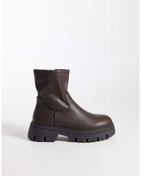 SEQWL - Twirl Chunky Sock Boots - Lyst