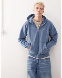 Obey - Sweat à capuche zippé - couronne pigmenté - Lyst