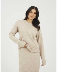 Brave Soul - Knitted Jumper And Midi Skirt Set - Lyst
