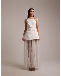 Six Stories - – bridal – maxi-brautkleid aus satin und spitze - Lyst