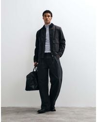 Threadbare - Carpenter Jacket With Contrast Cord Collar - Lyst