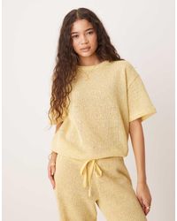 ASOS - Textured Jersey Oversized Short Sleeve Co-ord - Lyst