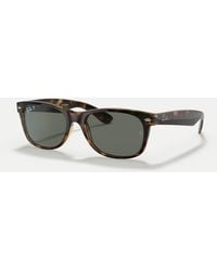 Ray-Ban - New Wayfarer Classic Square Polarised Sunglasses With Lens - Lyst